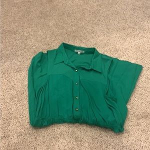 Charlotte Russe Green Dress (Large)